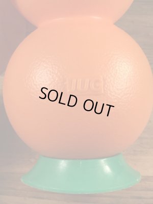 葉っぱの部分がフタになっているフロリダオレンジの60’sヴィンテージジュースジャグ