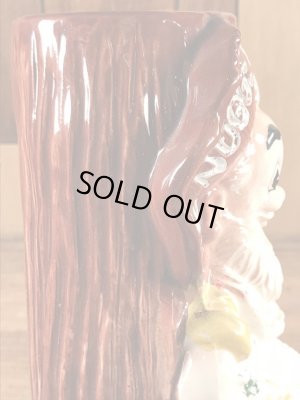 企業キャラクターのナゲットサムの60〜70年代ビンテージ陶器花瓶