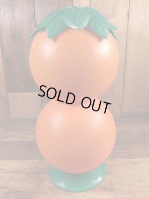 葉っぱの部分がフタになっているフロリダオレンジの60’sヴィンテージジュースジャグ