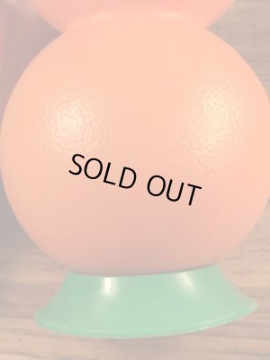 葉っぱの部分がフタになっているフロリダオレンジの60’sヴィンテージジュースジャグ