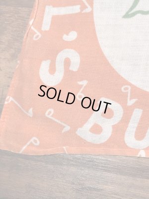 企業キャラクターのバスターブラウンの40〜50年代ビンテージバンダナ