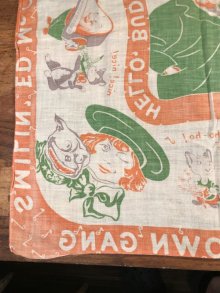 他の写真2: Smilin' Ed McConnell's Buster Brown Gang Cotton Bandana　バスターブラウン　ビンテージ　バンダナ　スマイリンエド　40〜50年代