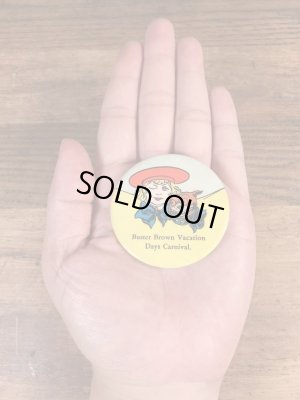 企業キャラクターのバスターブラウンの40年代ビンテージ手鏡