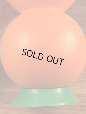 葉っぱの部分がフタになっているフロリダオレンジの60’sヴィンテージジュースジャグ