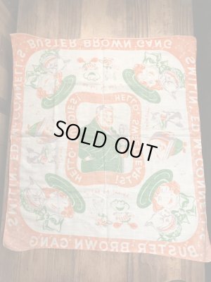 アドバタイジングキャラクターのBuster Brownの40〜50’sヴィンテージスカーフ