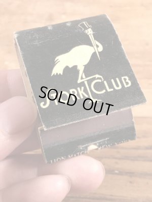 企業キャラクターのスターククラブの40〜50年代ビンテージマッチブック