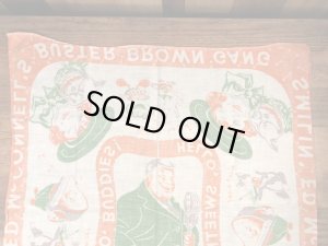 アドバタイジングキャラクターのBuster Brownの40〜50’sヴィンテージスカーフ