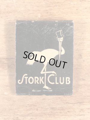 アドバタイジングキャラクターのStork Clubの40〜50’sヴィンテージマッチブック