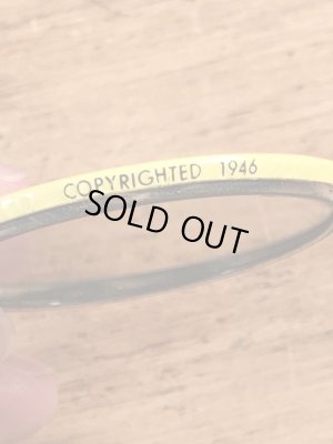 企業キャラクターのバスターブラウンの40年代ビンテージ手鏡