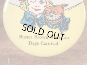 アドバタイジングキャラクターのバスターブラウンの40’sヴィンテージハンドミラー