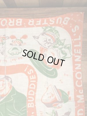 アドバタイジングキャラクターのBuster Brownの40〜50’sヴィンテージスカーフ