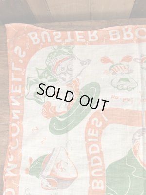 アドバタイジングキャラクターのBuster Brownの40〜50’sヴィンテージスカーフ