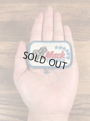 アドバタイジングキャラクターのマックトラックの70年代ビンテージワッペン