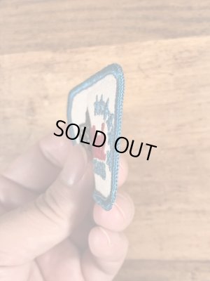 アドバタイジングキャラクターのマックトラックの70年代ビンテージワッペン