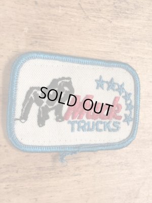 アドバタイジングキャラクターのマックトラックの70年代ビンテージワッペン