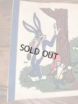 ワーナーブラザーズのルーニーテューンズの70年代ビンテージペナント