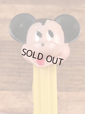 Disneyキャラクターのミッキーマウスの60〜70'sヴィンテージ足無しPezディスペンサー