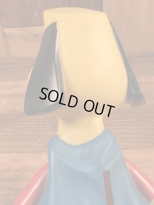 アンダードッグのプラスチック製の90年代ビンテージ貯金箱フィギュア