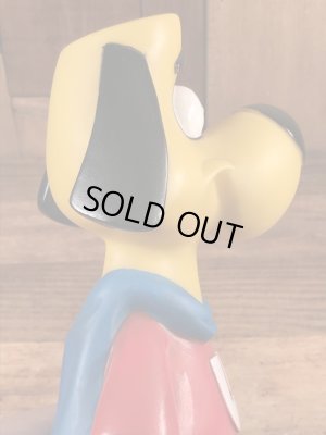 アンダードッグのプラスチック製の90年代ビンテージ貯金箱フィギュア