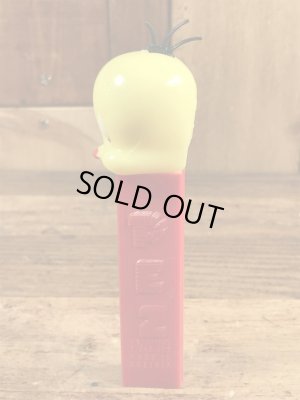 Looney Tunesのトゥイーティーバードの70’sヴィンテージ足無しPezディスペンサー