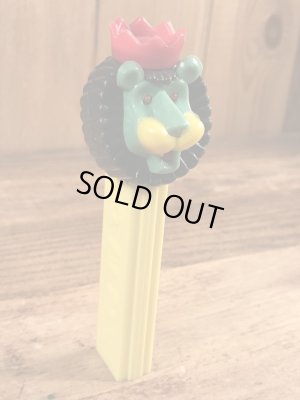 動物シリーズのライオンウィズクラウンの70年代ビンテージ足無しペッツ