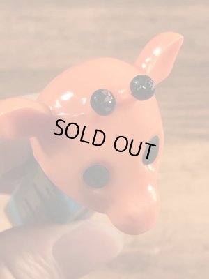 動物シリーズのキリンの60〜70年代ビンテージ足無しペッツ