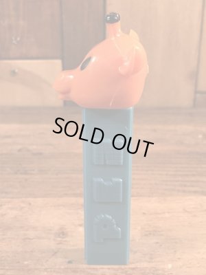 アニマルシリーズのGiraffeの60〜70’sヴィンテージ足無しPezディスペンサー