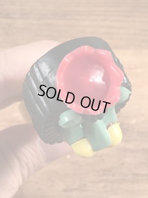 動物シリーズのライオンウィズクラウンの70年代ビンテージ足無しペッツ