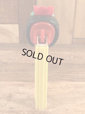 アニマルシリーズのLion with Crownの70’sヴィンテージ足無しPezディスペンサー