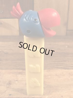 動物シリーズのオウムの70年代ビンテージ足無しペッツ