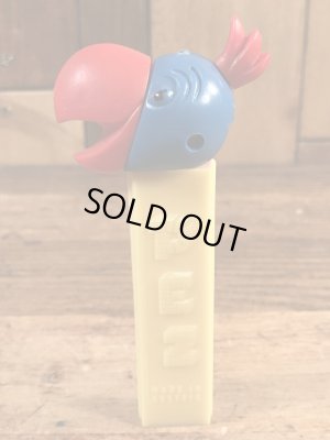 アニマルシリーズのCockatooの70’sヴィンテージ足無しPezディスペンサー