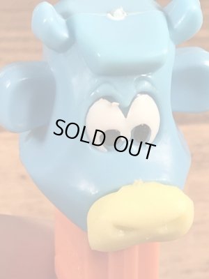 アニマルシリーズのCowの50~60’sヴィンテージ足無しPezディスペンサー