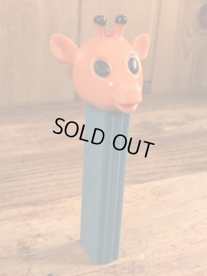 動物シリーズのキリンの60〜70年代ビンテージ足無しペッツ