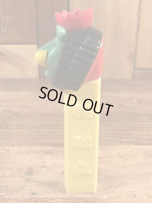 アニマルシリーズのLion with Crownの70’sヴィンテージ足無しPezディスペンサー