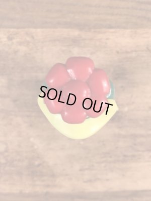 動物シリーズのダックウィズフラワーの50〜60年代ビンテージ足無しペッツ