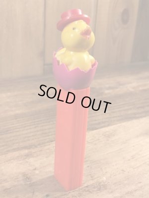 イースターのチックインエッグの60〜70年代ビンテージ足無しペッツ