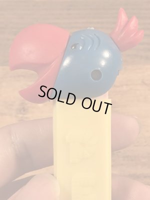 動物シリーズのオウムの70年代ビンテージ足無しペッツ