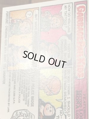 Topps社製のガーベッジペイルキッズの80’sヴィンテージカードシール