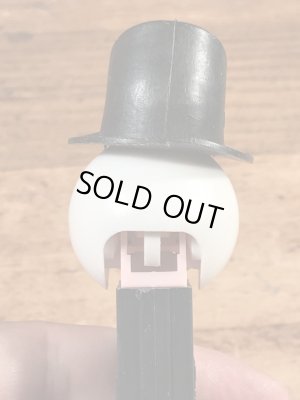 雪だるまのスノーマンの70年代ビンテージ足無しペッツ