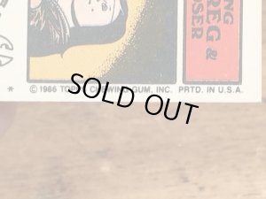 トップス社製のガーベッジペイルキッズの80年代ビンテージステッカーカード