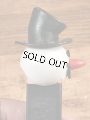 雪だるまのスノーマンの70年代ビンテージ足無しペッツ