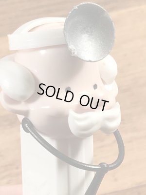 ヒューマンシリーズのDoctorの60〜70’sヴィンテージ足無しPezディスペンサー