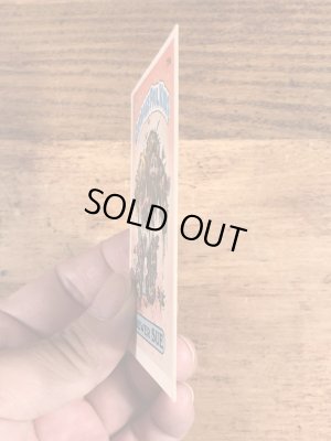 トップス社製のガーベッジペイルキッズの80年代ビンテージステッカーカード