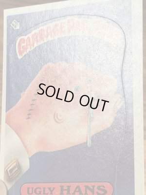 トップス社製のガーベッジペイルキッズの80年代ビンテージステッカーカード