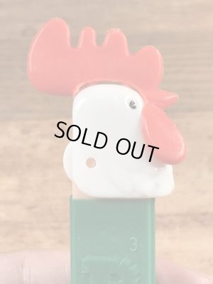 動物シリーズのニワトリの60〜70年代ビンテージ足無しペッツ