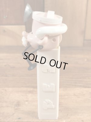 ヒューマンシリーズのDoctorの60〜70’sヴィンテージ足無しPezディスペンサー