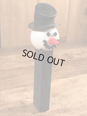 雪だるまのスノーマンの70年代ビンテージ足無しペッツ