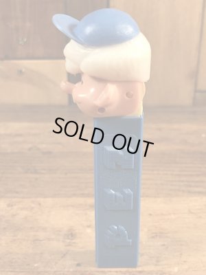 ヒューマンシリーズのBoy with Capの60〜70’sヴィンテージ足無しPezディスペンサー