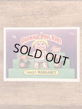 Topps Garbage Pail Kids “Target Margaret” Sticker Card 111a　ガーベッジペイルキッズ　ビンテージ　ステッカーカード　80年代