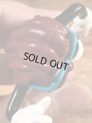 カリフォルニアレーズンのターコイズサングラスの80年代ビンテージPVCフィギュア